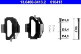 Set accesorii placute frana Ford Escort, Escort V, Escort V Express, Escort VI, Orion III Motor 1.3, 1.4, 1.4 i, 1.6, 1.6 16V, 1.6 16V 4x4, 1.6 16V