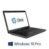 Laptop HP ZBook 17 G3, Quad Core i7-6700HQ, 32GB DDR4, 2TB SSD M.2, Win 10 Pro