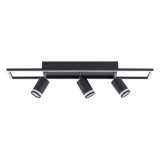 Plafoniera Modernă Klausen Leyla PL3 Negru 71cm 3xGU10 LED 870lm 4000K Iluminat Interior Elegant Design Minimalist Metalic Eficientă Durabilă