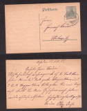 Germany 1915 Postal History Rare Old postcard postal stationery Coburg D.449
