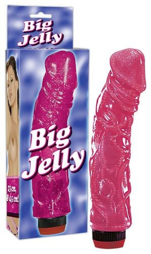 Vibrator Big Jelly Roz, 23 cm