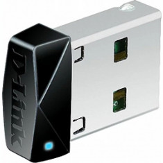 ADAPTOR RETEA D-LINK pico extern wireless 2.4 GHz USB 2.0 port 150 Mbps antena interna x 1 &amp;amp;quot;DWA-121&amp;amp;quot; foto