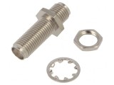 Adaptor SMA mamă drept 50&Omega; aurit PTFE