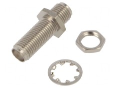 Adaptor SMA mama drept 50? aurit PTFE foto