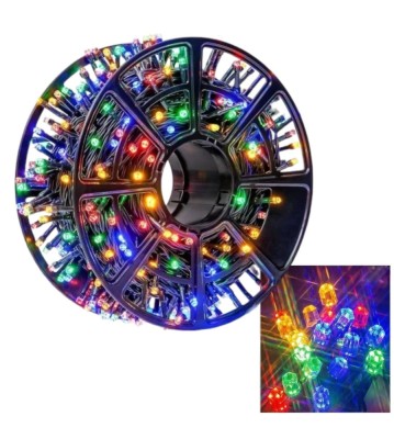 Instalație Rola 50m 200 LED-uri Multicolor Model Diamant foto