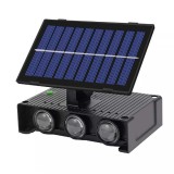 Lampa Solara de Perete, Dubla, cu Panou Solar Reglabil 6 LED, montaj pe perete, iluminare RBG