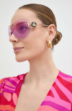 Cumpara ieftin Vivienne Westwood ochelari de soare femei, culoarea violet, VW7021457140