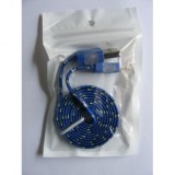 CABLU DE DATE SNUR APPLE IPHONE 5 CU LED BLUE