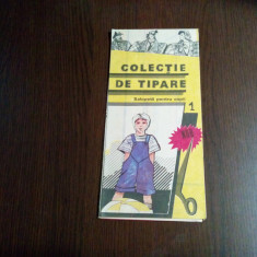 COLECTIE DE TIPARE 1 - Salopeta pentru Copii - pliant - Editura RECOOP