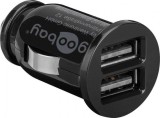 Incarcator auto cu 2 x USB 3.1A Negru, Goobay 58912