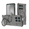 Husa pentru Motorola Edge 60 Pro, Techsuit, Carbon Shield Pro, Neagra Deschisa