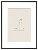 Rama foto Focus Aster Black 30x40