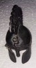 Coif din bronz amintire suvenir Grecia (Olympia) / achizitionat 1993 / H: 8 cm, Ornamentale
