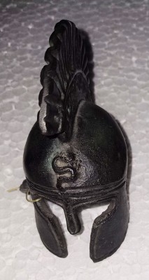 Coif din bronz amintire suvenir Grecia (Olympia) / achizitionat 1993 / H: 8 cm foto
