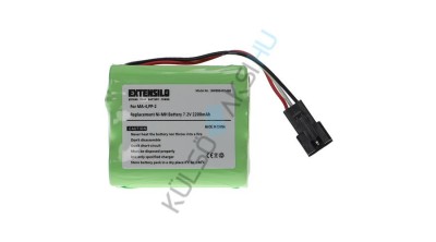 Baterie radio VHBW DAB de &amp;icirc;nlocuire pentru Teac BP-R1EU, BP-R2, BP-R1, BP-R12EU, BP-R5 - 2200 mAh 7,2 V NiMH foto