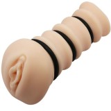 Crazy Bull-Masturbator cu Inele Vagin Model 2-Silicon