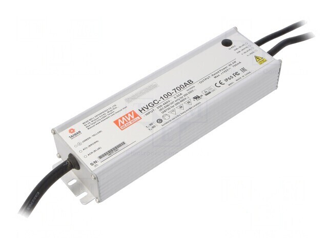 Alimentator LED 99,4W 15-142VDC 420-700mA IP65