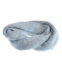 Fular multicolor cu model tricotat