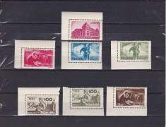 ROMANIA 1945 LP 174 MUNCA P.T.T. SERIE MNH foto