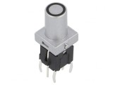 Comutator Tastatură 2 Poz SPST-NO 0.05A 12VDC Argintiu cu LED