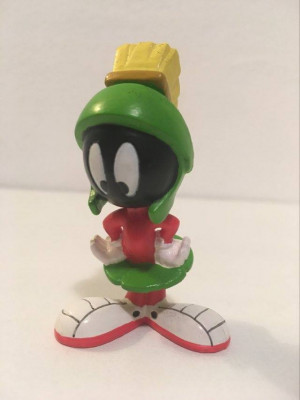 * Figurina Marvin the Martian Looney Tunes, Warner Bros 2001, 6,5 cm foto