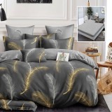 LENJERIE FINET 6 PIESE CU HUSĂ &ndash; 160&times;200 ȘI 180&times;200 (KIMBERLY-VH)
