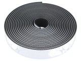 Bandă arici cauciuc neagră 25mm x 5m 3M SJ 3540