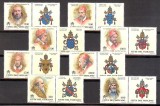 Vatican 1999 - Anul Sfant, Papi, serie neuzata cu viniete