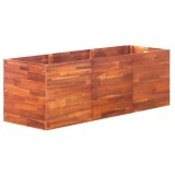 VidaXL Strat &icirc;nălțat de grădină, 150 x 50 x 50 cm, lemn de acacia