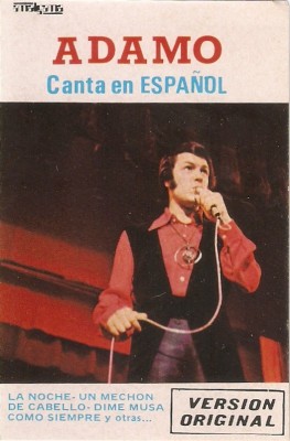 Casetă audio Adamo &amp;lrm;&amp;ndash; Adamo Canta En Espa&amp;ntilde;ol (Version Original), originală foto