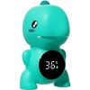 Termometru electronic led pentru baie, plutitor, rezistent la ap&Auml;, ipx7, multifunctional, 3 trepte de temperatura, model dinozaur, 12x7cm, verde