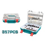 TOTAL - SET 357 PIESE PENTRU MINI POLIZOR PowerTool TopQuality