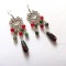 cercei regalit, ruby zoisit si agate 46413