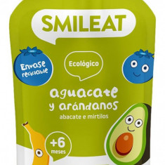 Gustare piure BIO din avocado si afine, +6 luni Smileat