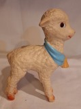 Miel zgarda bleu figurina cauciuc Jucarie Aradeanca, veche anii 1970 superba