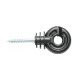 Izolator canelat 88x39 mm pentru fir gard electric, fi 5.9 mm, Mezofarm