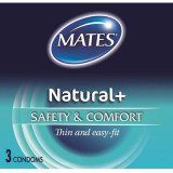 Cumpara ieftin Mates Natural Condoms 3 Pack