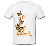 Cumpara ieftin Tricou &quot; Butterfly page border &quot;