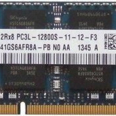 Memorie laptop SKhynix 8GB DDR3L 12800S 1.35V HMT41GS6AFR8A-PB