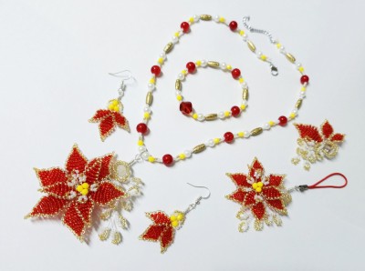 Seturi handmade Craciun deosebite, bijuterii multe modele si culori foto