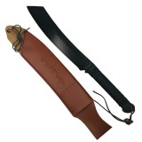 Cumpara ieftin Maceta Rambo V Collector&#039;s Edition, 56cm, Otel, Teaca Piele, ideallstore, Cutit Vanatoare Camping, Replica Autentica