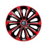 Set 4 capace roti Extra Strong Red R15 pentru gama auto Volkswagen, Autohelix MSA