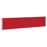 Cumpara ieftin Copertina laterala retractabila de terasa, rosu, 140x600 cm