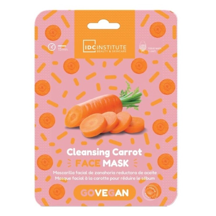 Masca purificatoare cu ulei de morcov IDC Institute 85105, 15 g