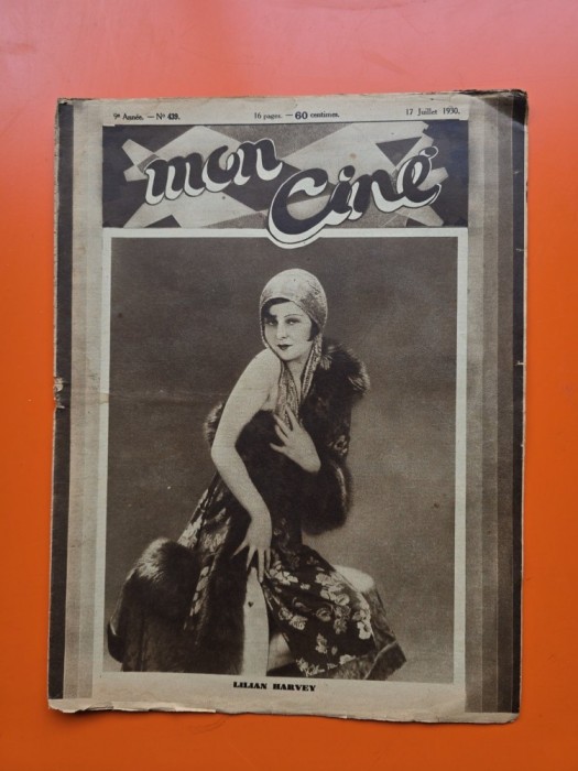 Revista mon Cin&eacute; nr. 439/17.07.1930 -