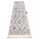 Covorul, Traversa BERBER FEZ crem &mdash; pentru bucătărie, hol și coridor, 70x250 cm