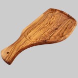 Tocător Texas BBQ cu m&acirc;ner din lemn de măslin 40 cm