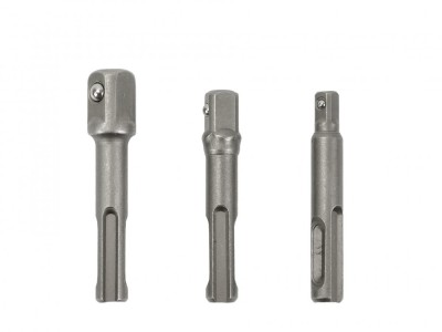 Set adaptoare chei tubulare SDS plus, 3 elemente, Geko G40054 foto