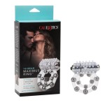 Inel Penian Vibrator California Exotics Maximus 10 Bile, Transparent
