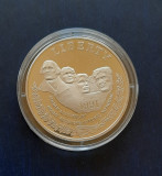 Moneda de argint - 1 Dollar U.S.A. &quot;Mount Rushmore&quot; 1991 - G 4251, America de Nord